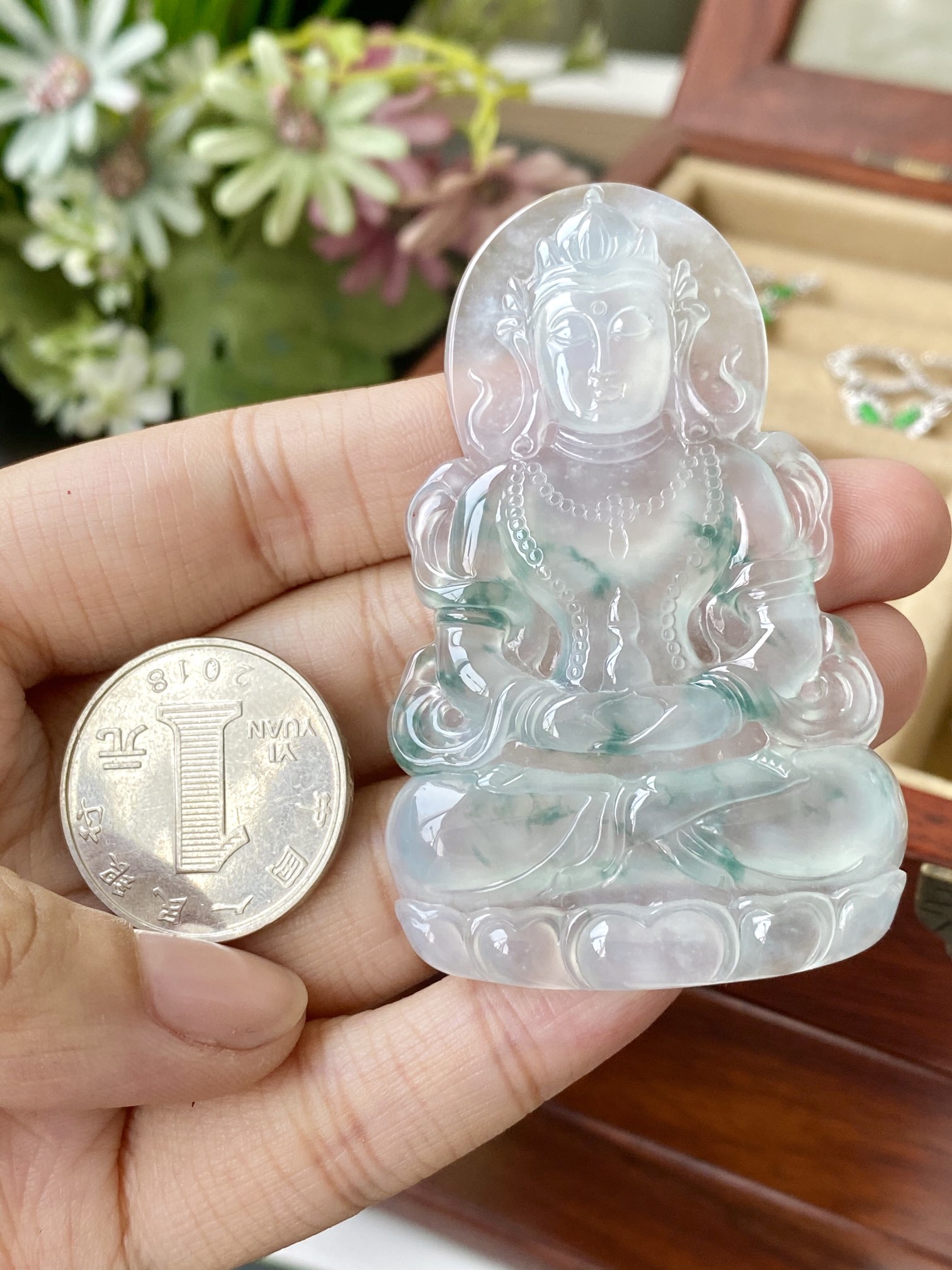 冰飘绿花度母