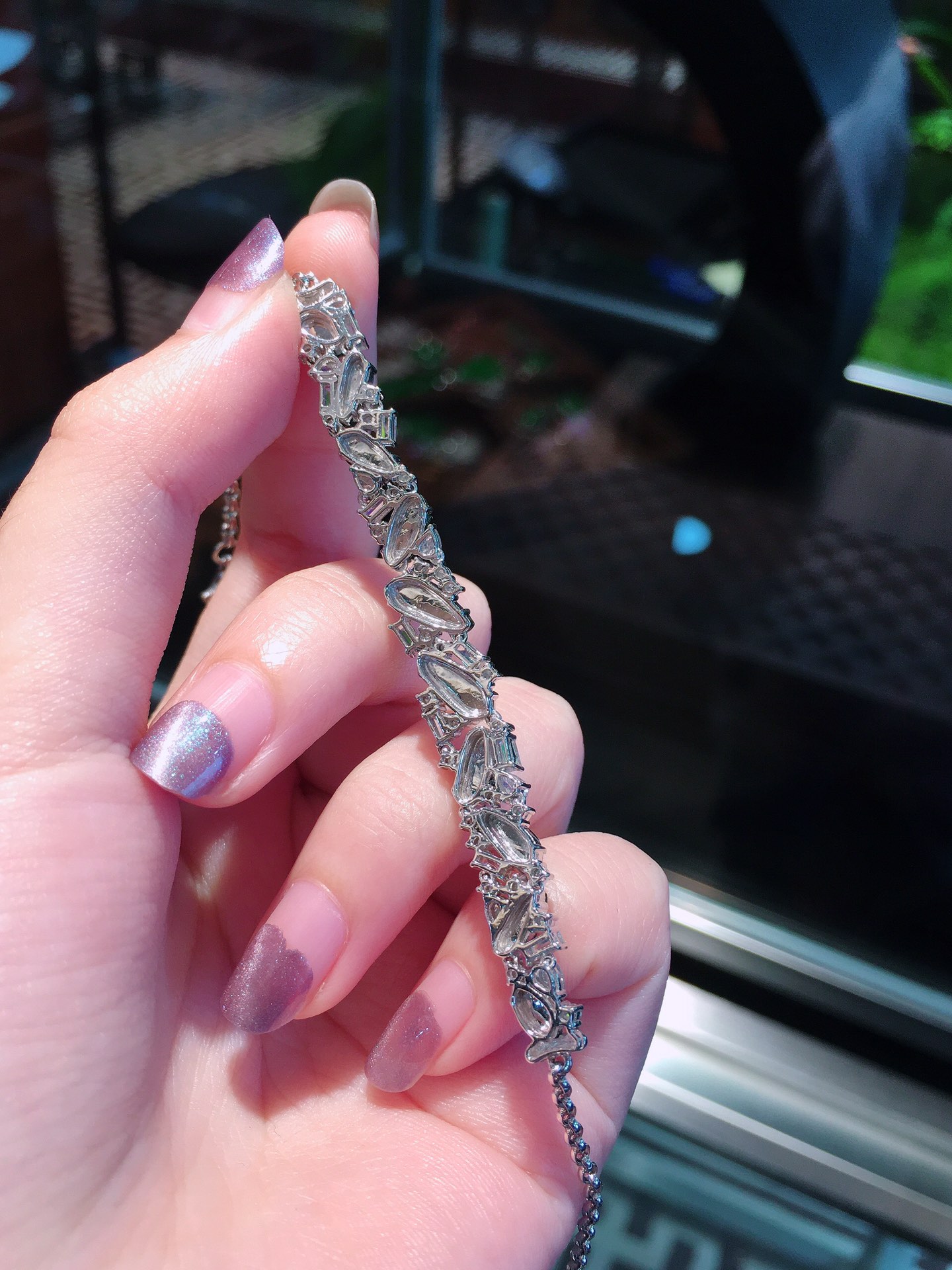 高定辣绿福豆手链
