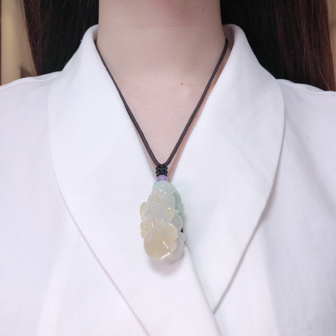 黄翡貔貅(图1)