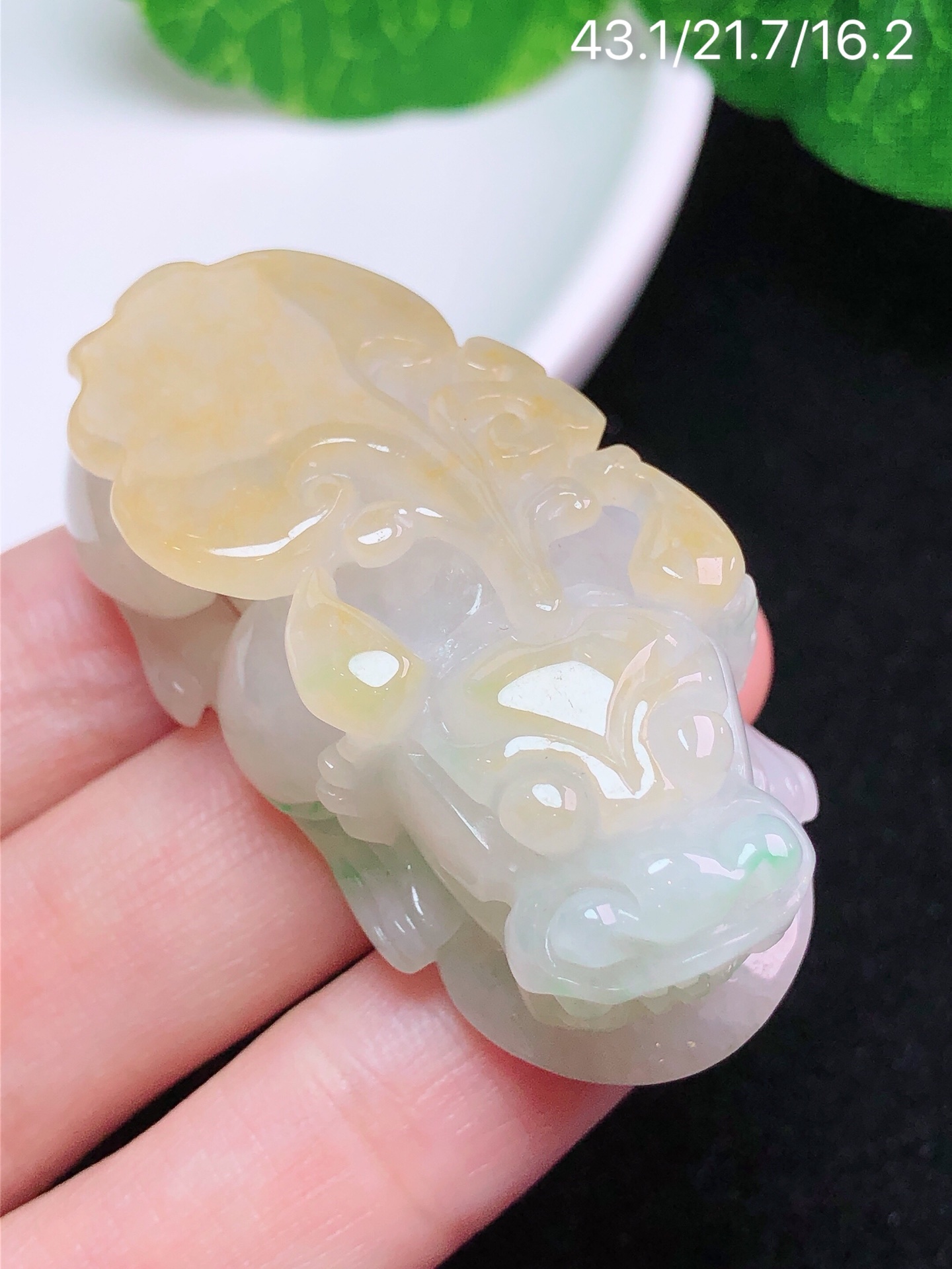 黄翡貔貅(图3)